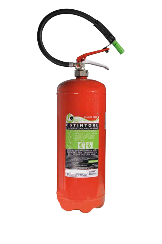 Πυροσβεστήρας Αφρού 9Lt Fluorine free (PFOS - PFAS - PFOA )