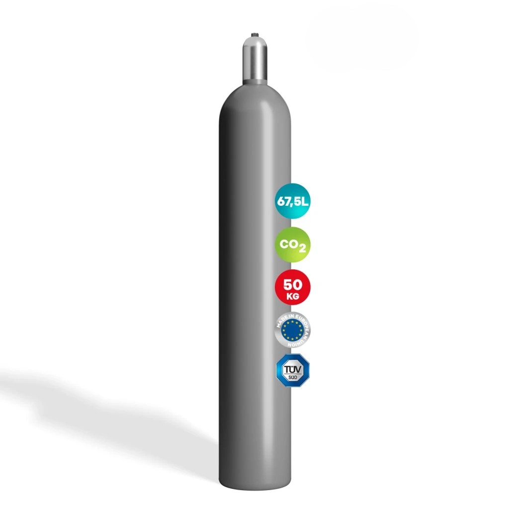 Πυρόσβεση Βιομηχανικά Αέρια Χαλύβδινες φιάλες Cο2 45kg 67,5 Lt WP250bar