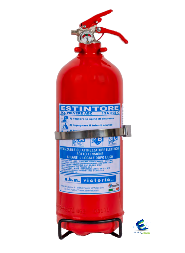 Πυροσβεστήρας ξηράς κόνεως  PA2kg BS 13A 89B