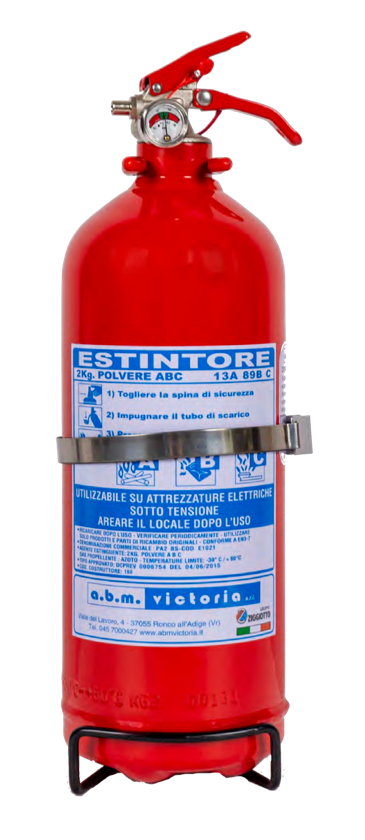 Πυροσβεστήρας ξηράς κόνεως  PA2kg BS 13A 89B