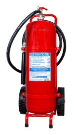 Πυροσβεστήρας Τροχήλατος Σκόνης 50kg A B1 C