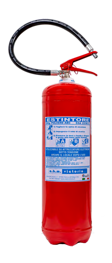 Πυροσβεστήρας ξηράς σκόνης ABC40% 9kg Φωτογραφία από Πυροσβεστήρας ξηράς σκόνης ABC40% 9kg