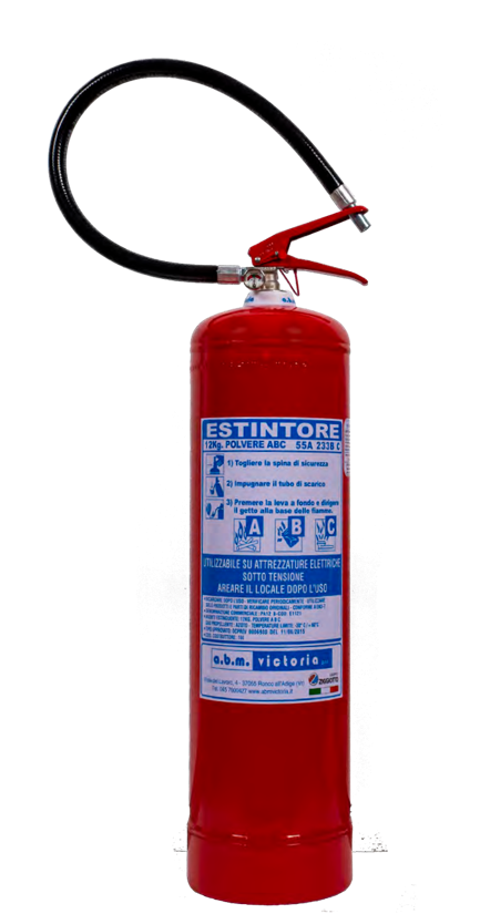 Πυροσβεστήρας ξηράς σκόνης ABC40% 12kg PA12 B Φωτογραφία από Πυροσβεστήρας ξηράς σκόνης ABC40% 12kg PA12 B